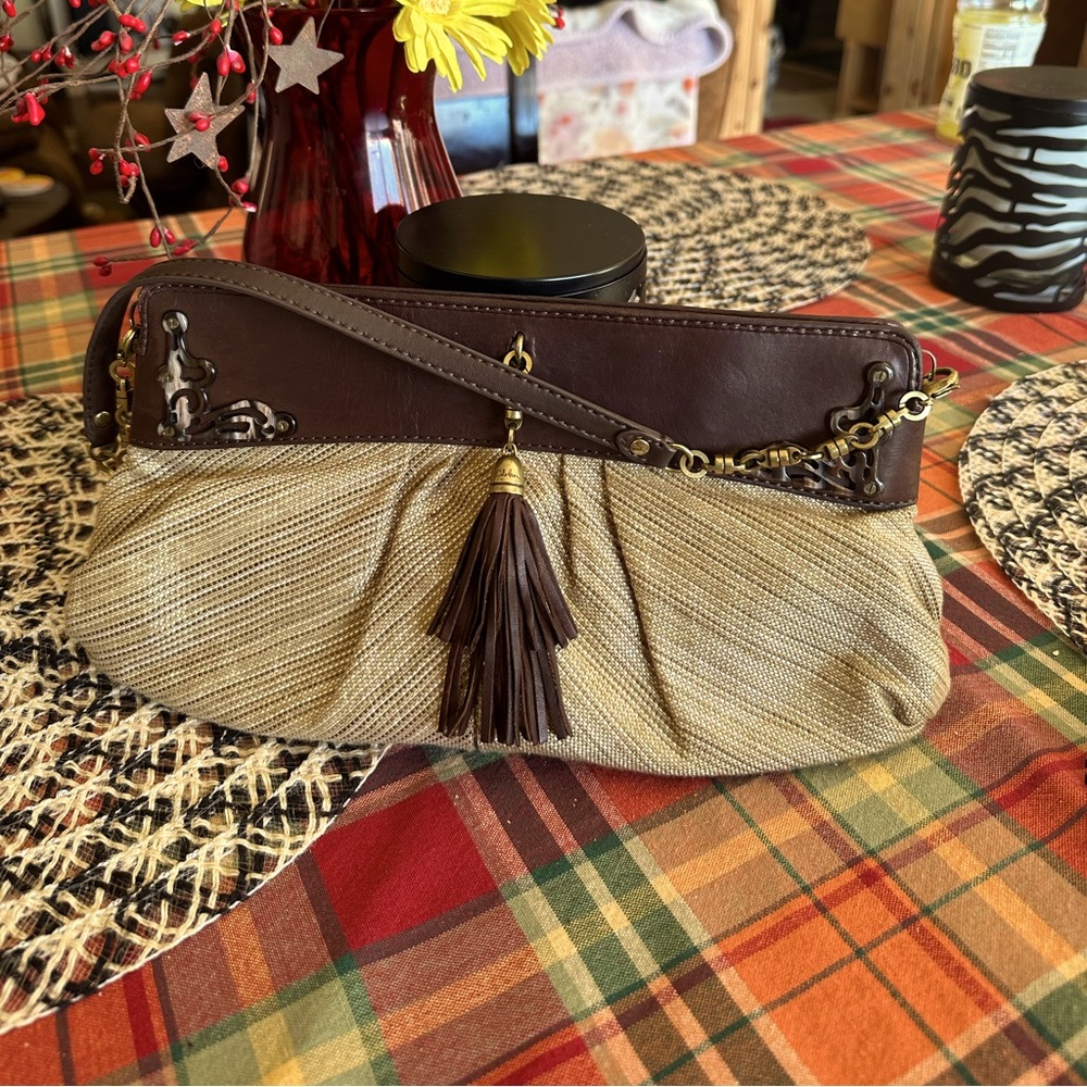 Vintage Cole Haan Handbag with minimal marks One on inside tag and one by tassel